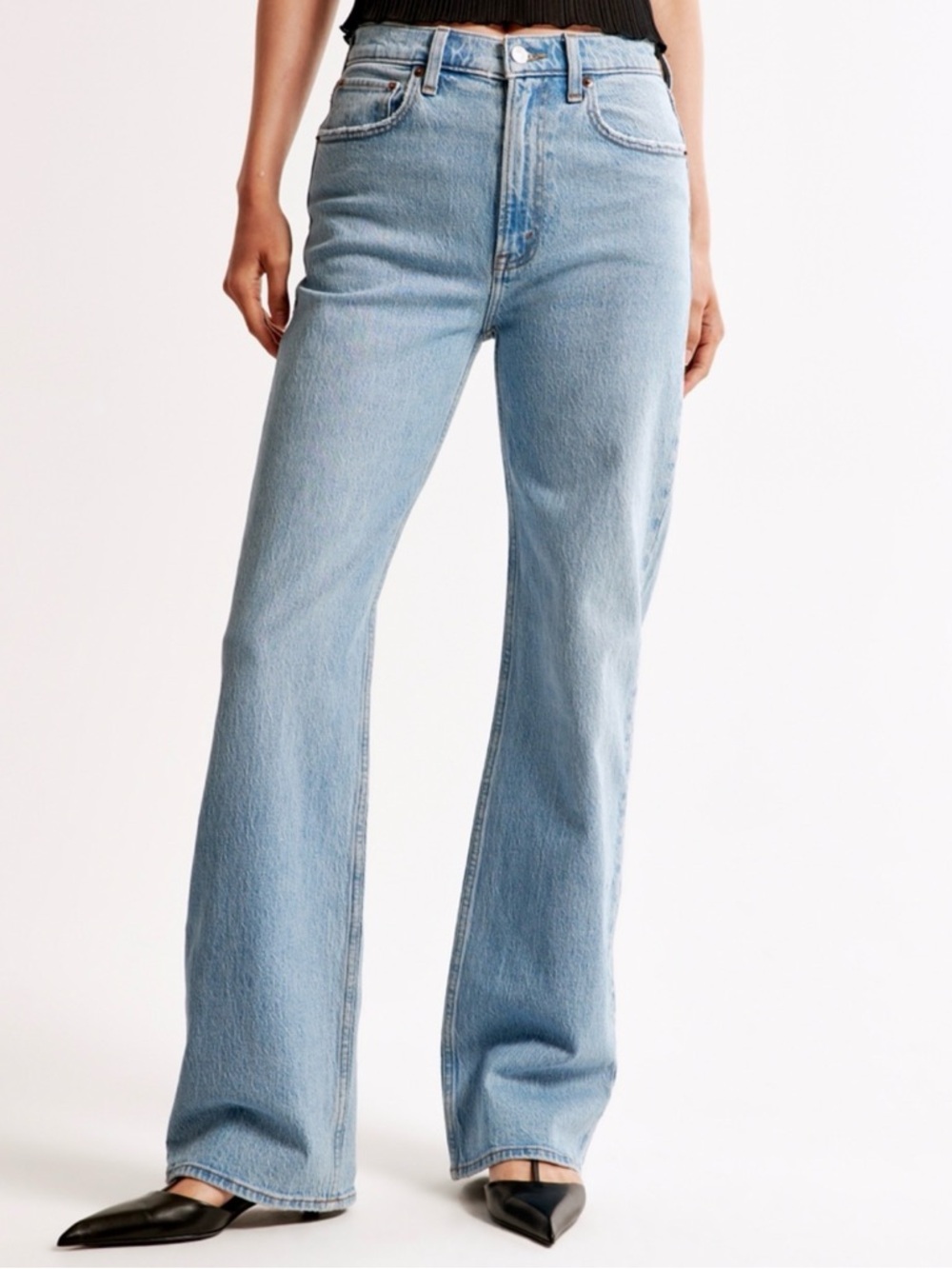 Abercrombie & Fitch Light Blue Flare Jeans